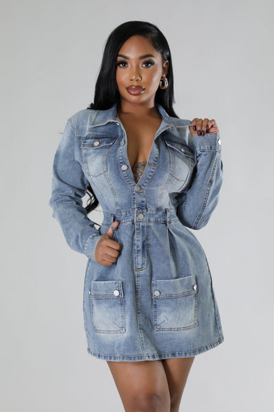 Robe jeans