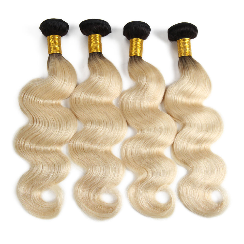 1B/613 Body Wave lot de 3 +Closure